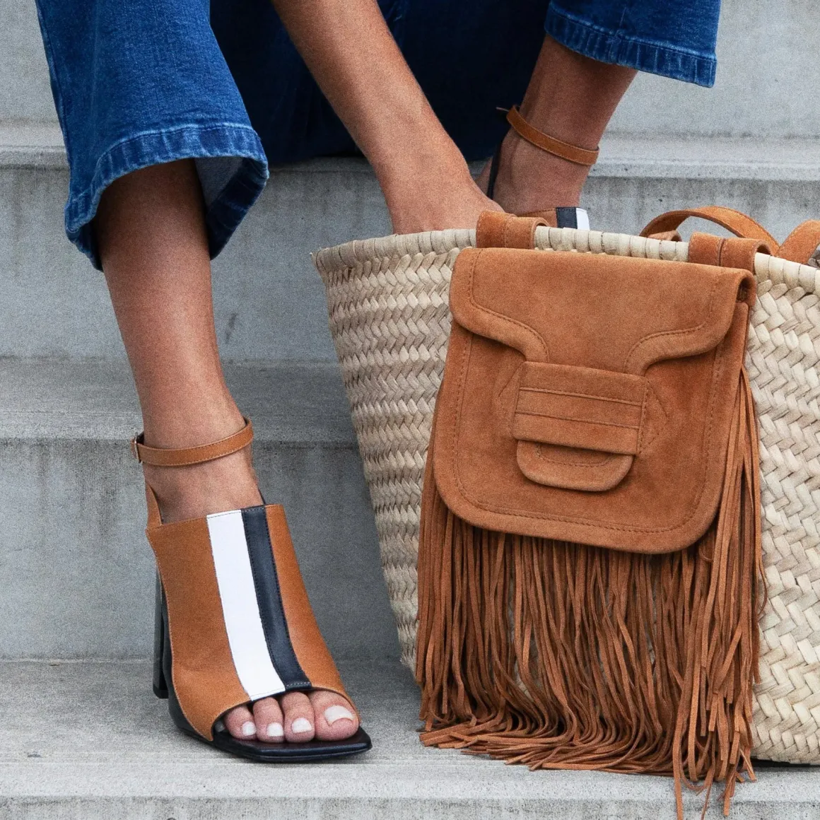 PIERRE HARDY ALPHA BASKET RODEO Camel Shop