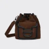 PIERRE HARDY ALPHA DAY MAXI BUCKET BAG Chocolate Best Sale