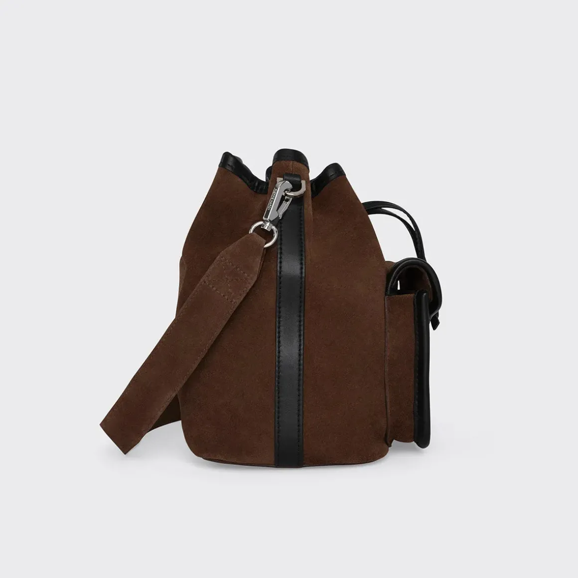 PIERRE HARDY ALPHA DAY MAXI BUCKET BAG Chocolate Best Sale