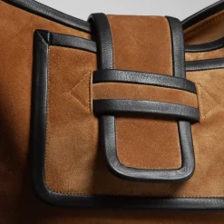 PIERRE HARDY ALPHA DAY TOTE Camel,black Online