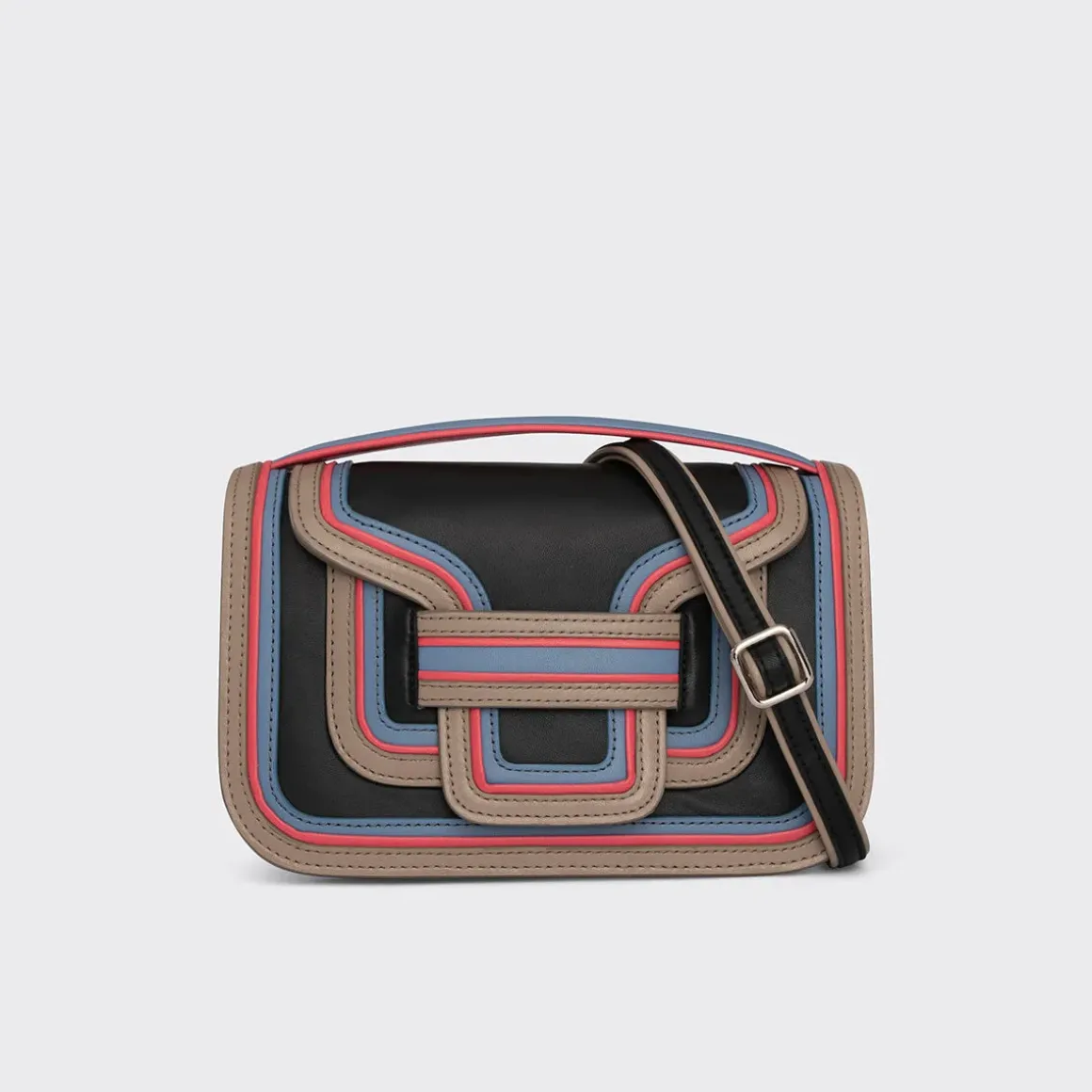 PIERRE HARDY ALPHA HANDBAG Black,taupe,bluesky,raspberry Cheap