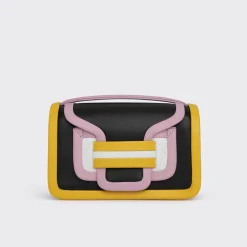 PIERRE HARDY ALPHA HANDBAG Black,yellow,pink,white Clearance