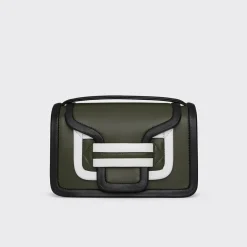 PIERRE HARDY ALPHA HANDBAG Kaki,white,black Clearance
