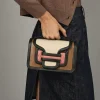 PIERRE HARDY ALPHA HANDBAG Tobacco,white,blush Hot