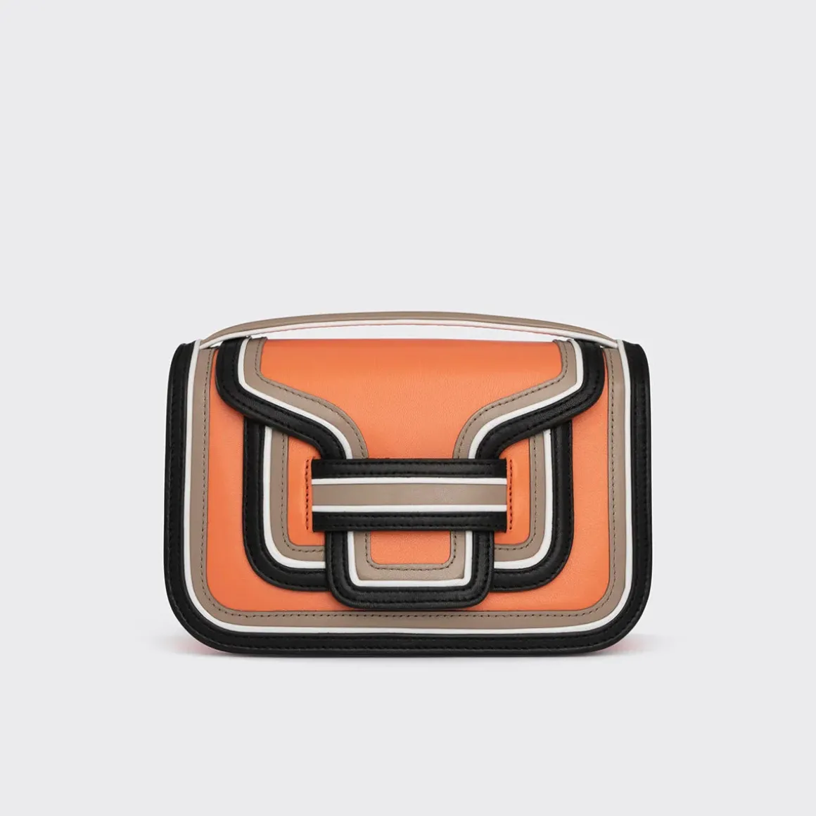 PIERRE HARDY ALPHA HANDBAG Orange,taupe,black Flash Sale