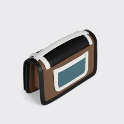 PIERRE HARDY ALPHA HANDBAG Tobacco,bluesky,red,white Outlet