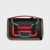 PIERRE HARDY ALPHA MAXI HANDBAG Black,red,bluesky,tobacco Clearance