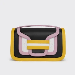 PIERRE HARDY ALPHA MAXI HANDBAG Black,yellow,pink,white Discount