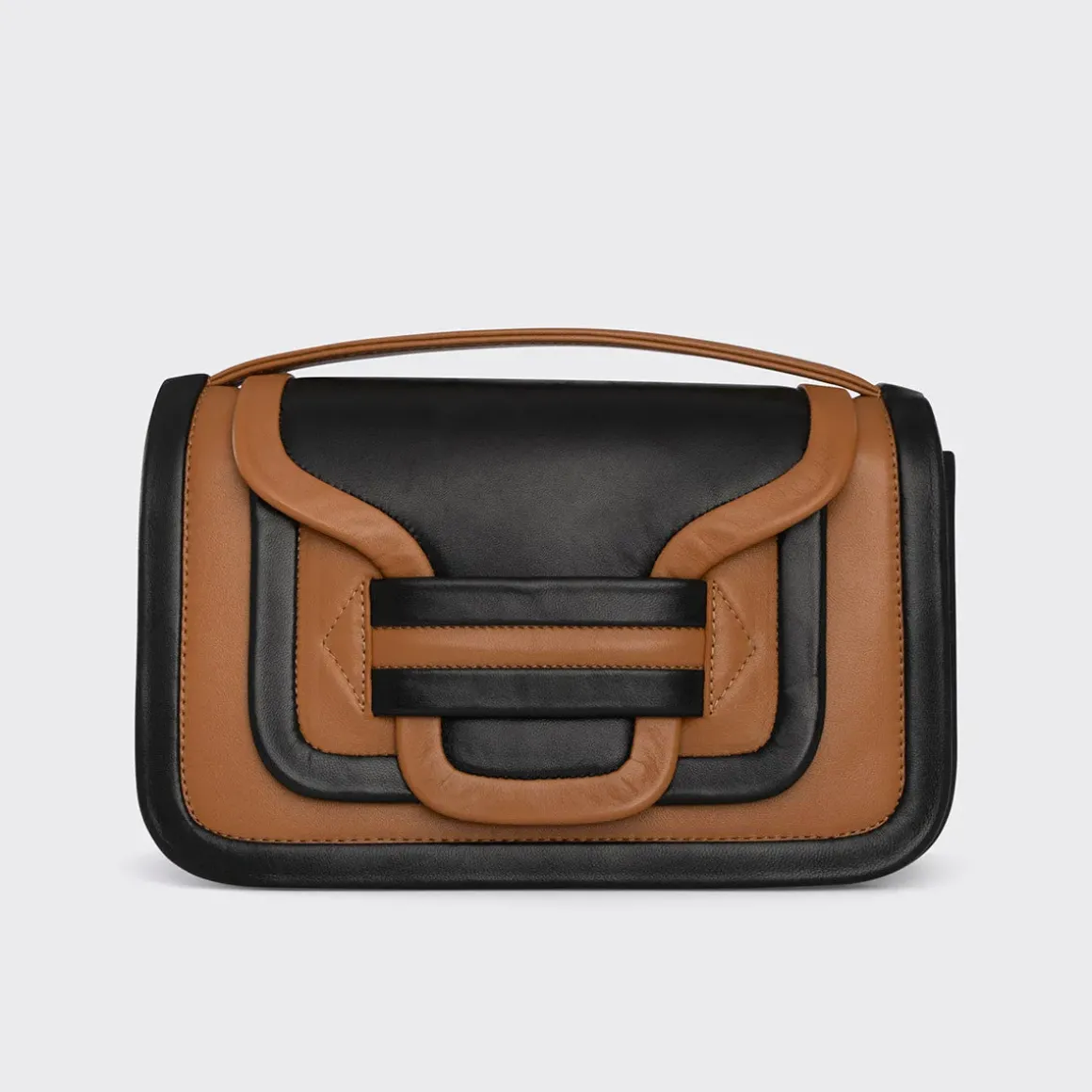 PIERRE HARDY ALPHA MAXI HANDBAG Cognac,black Clearance
