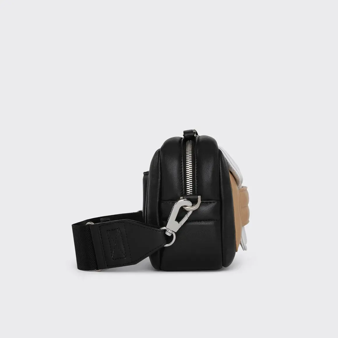 PIERRE HARDY ALPHA PAD BOX HANDBAG Black,beige,white Fashion