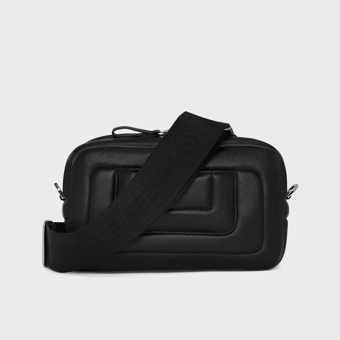 PIERRE HARDY ALPHA PAD BOX HANDBAG Black New