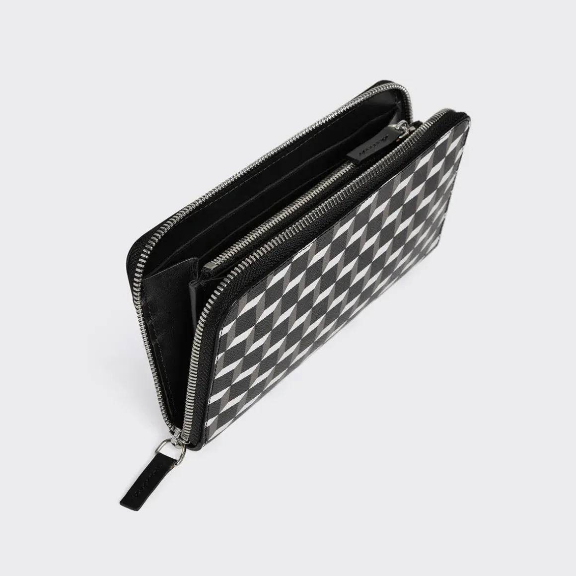 PIERRE HARDY AOYAMA MAXI WALLET Black,white New