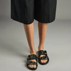 PIERRE HARDY BEACH RIDER FLAT MULE Black Sale