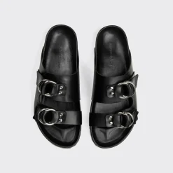 PIERRE HARDY BEACH RIDER FLAT MULE Black Store