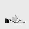 PIERRE HARDY BULLES HEELED MULE Silver Cheap