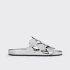 PIERRE HARDY BULLES MULE Silver Flash Sale