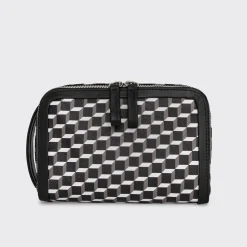 PIERRE HARDY DOPP KIT Black,white Discount
