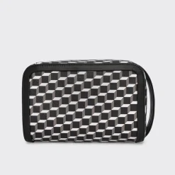 PIERRE HARDY DOPP KIT Black,white Discount