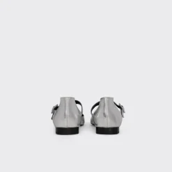 PIERRE HARDY EDDIE FLAT SALOME Silver Fashion
