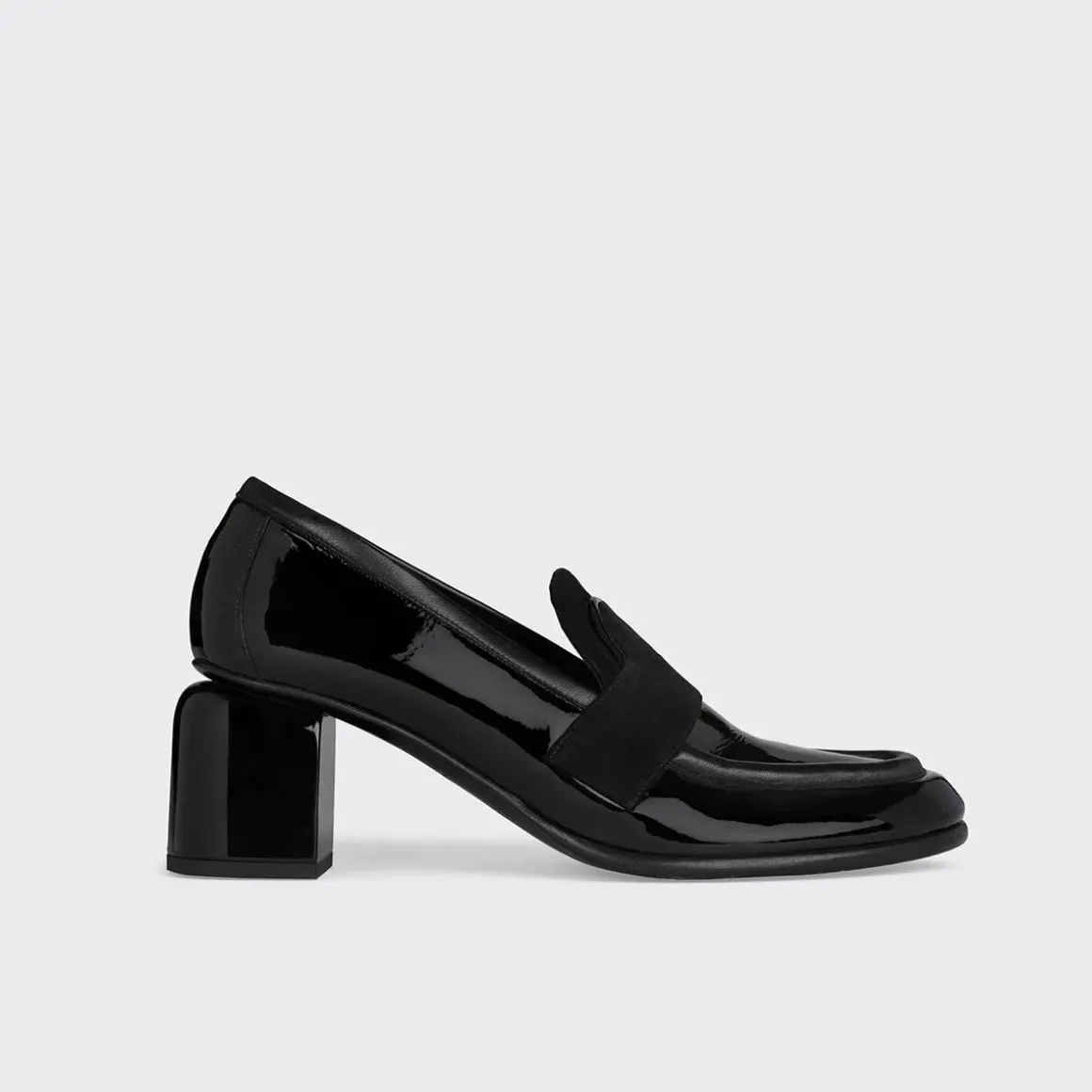 PIERRE HARDY ETON HEELED LOAFER Black Clearance