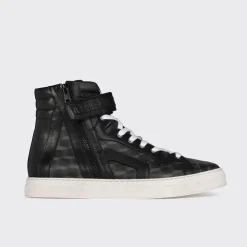 PIERRE HARDY 112 HIGH-TOP SNEAKERS Black Online