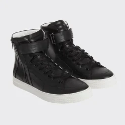 PIERRE HARDY 112 HIGH-TOP SNEAKERS Black Best
