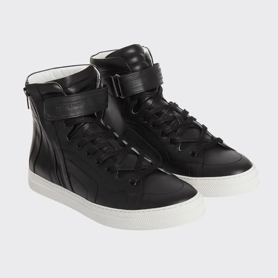 PIERRE HARDY 112 HIGH-TOP SNEAKERS Black Best