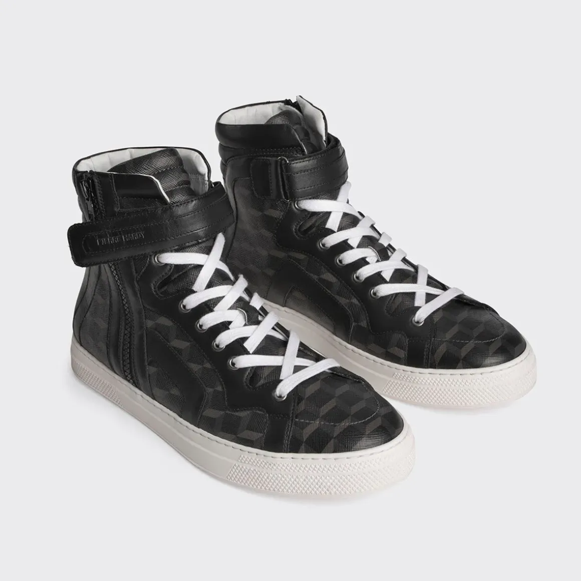 PIERRE HARDY 112 HIGH-TOP SNEAKERS Black Online