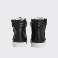 PIERRE HARDY 112 HIGH-TOP SNEAKERS Black Best