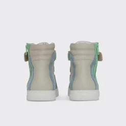 PIERRE HARDY 112 HIGH-TOP SNEAKERS Offwhite,blue,gree Best Sale