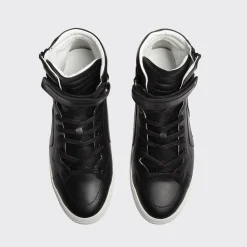 PIERRE HARDY 112 HIGH-TOP SNEAKERS Black Best