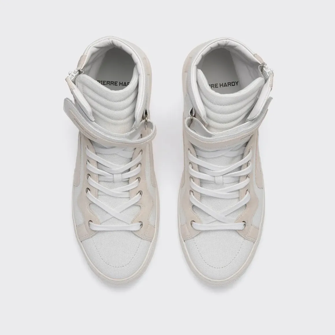 PIERRE HARDY 112 HIGH-TOP SNEAKERS Offwhite Outlet