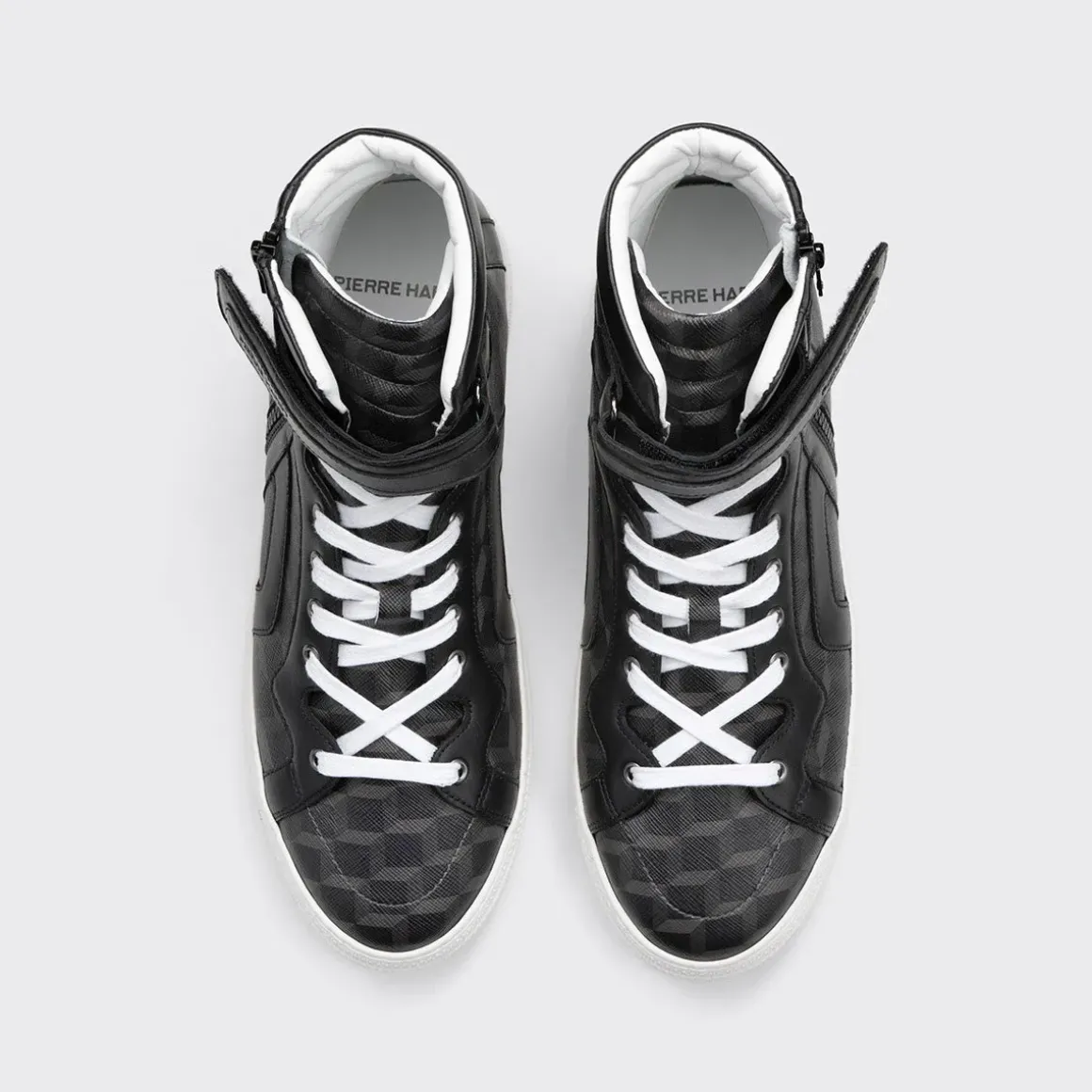 PIERRE HARDY 112 HIGH-TOP SNEAKERS Black Online