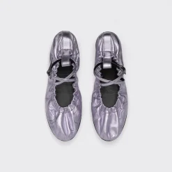 PIERRE HARDY MAIA BALLERINA Pinkmetallized Best Sale