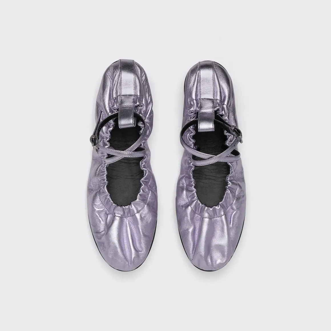 PIERRE HARDY MAIA BALLERINA Pinkmetallized Best Sale