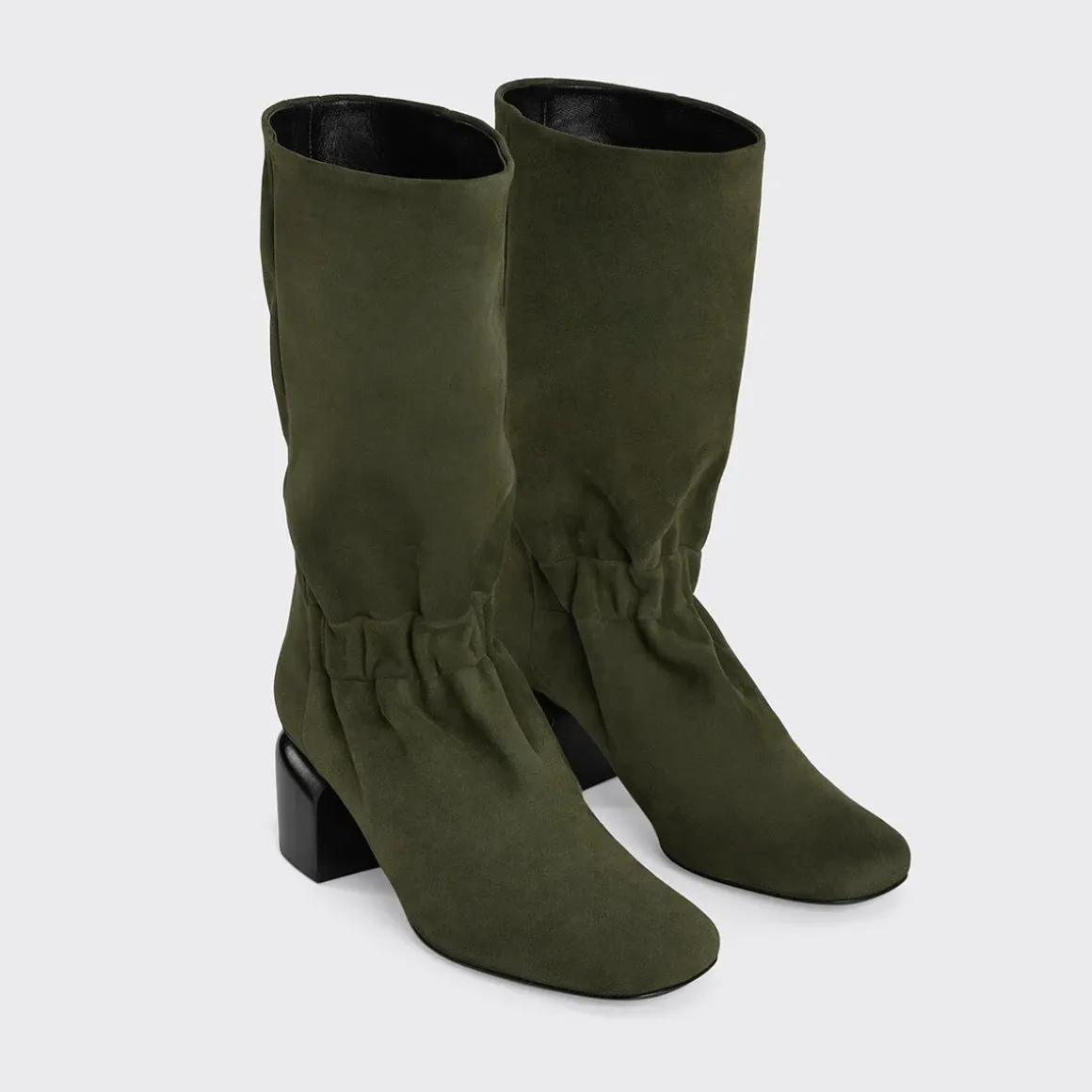 PIERRE HARDY MAIA HEELED BOOTS Kaki Sale
