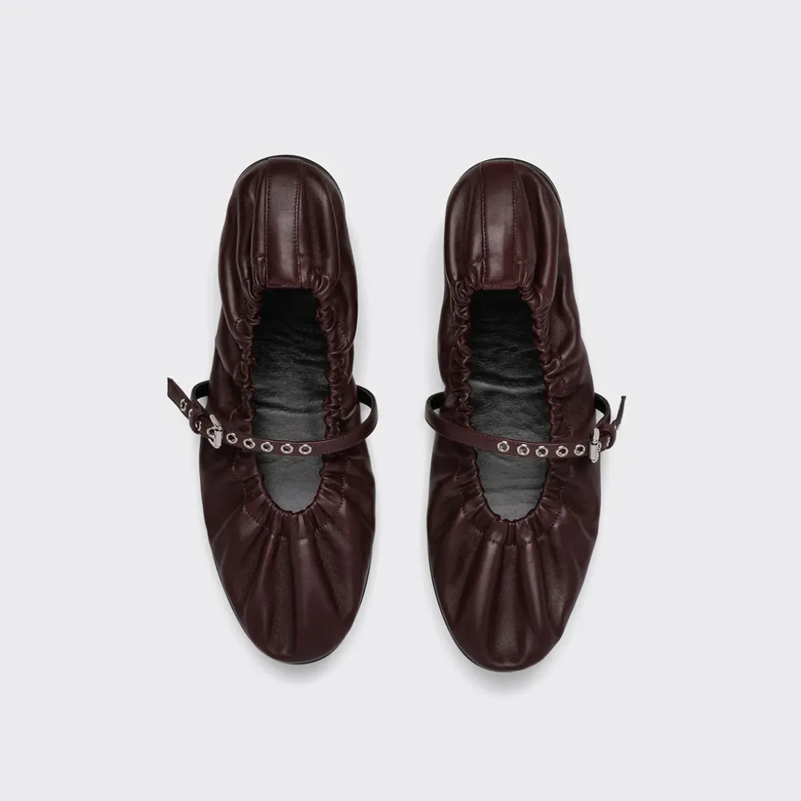 PIERRE HARDY MARGOT BALLET FLAT Burgundy Discount