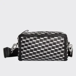 PIERRE HARDY MAXI CUBE BOX BAG Black,white Fashion