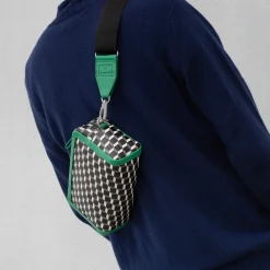 PIERRE HARDY MAXI CUBE BOX BAG Black,green Hot