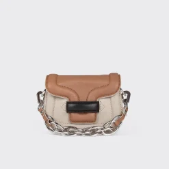 PIERRE HARDY MICRO ALPHAVILLE BAG Offwhite,cappuccino New