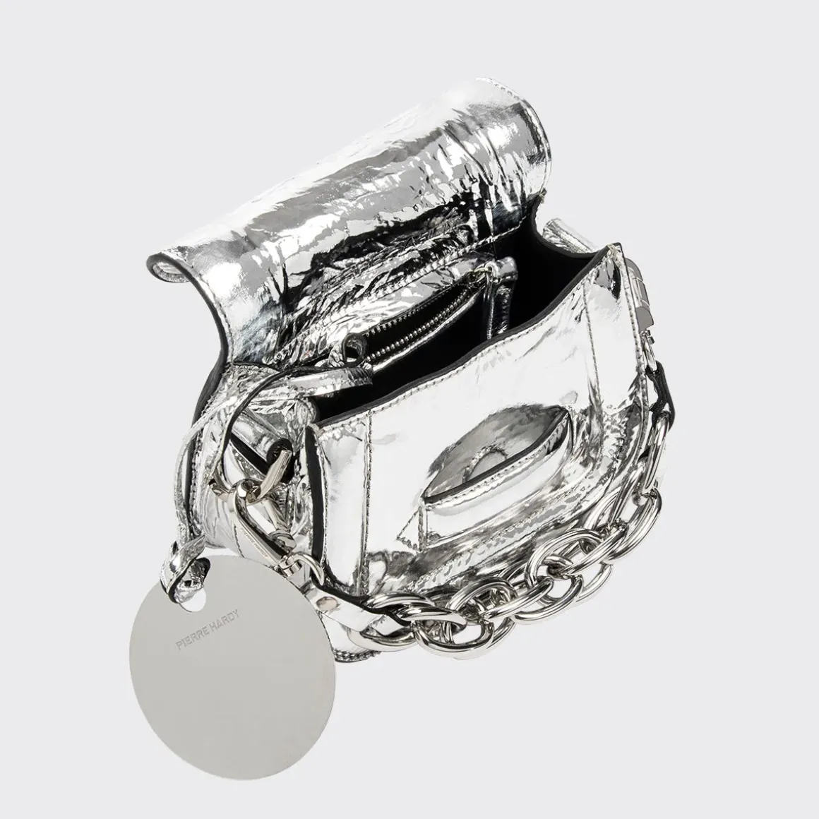 PIERRE HARDY MICRO ALPHAVILLE BAG Silver Hot
