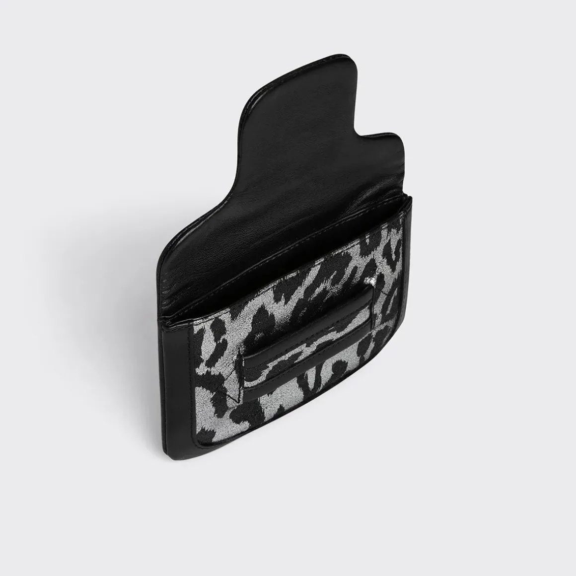 PIERRE HARDY MINI ALPHA POUCH Leopard,silver Cheap