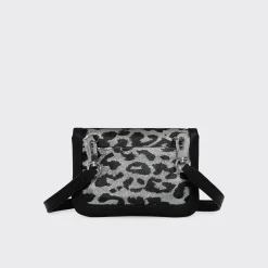 PIERRE HARDY MINI ALPHA POUCH Leopard,silver Cheap