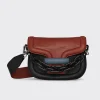 PIERRE HARDY MINI ALPHAVILLE BAG Mahogany,black,bluesky New