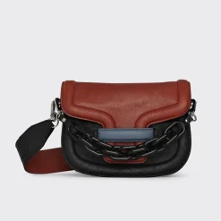 PIERRE HARDY MINI ALPHAVILLE BAG Mahogany,black,bluesky New