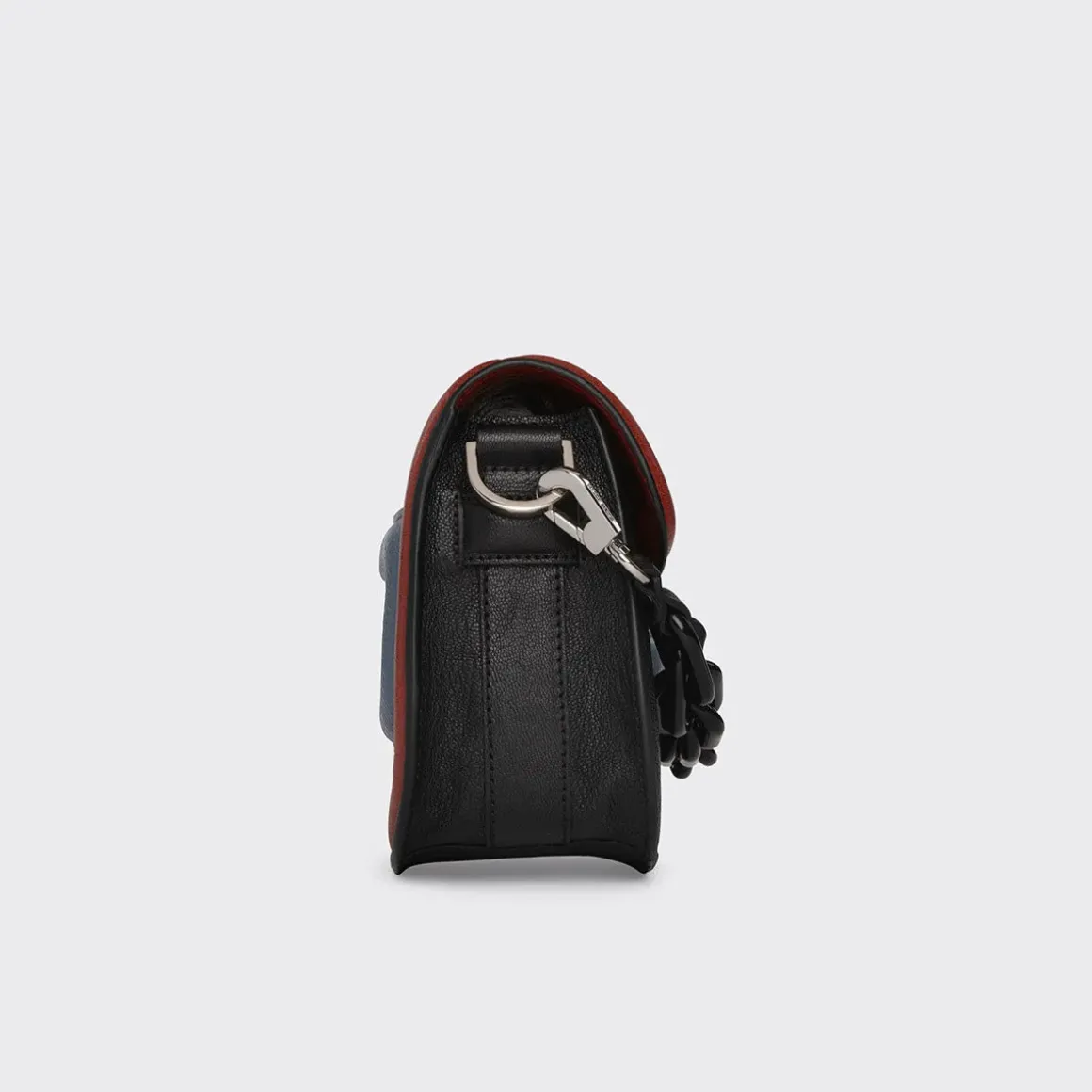 PIERRE HARDY MINI ALPHAVILLE BAG Mahogany,black,bluesky New