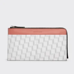 PIERRE HARDY PALATINE WALLET White,blush Hot