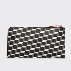 PIERRE HARDY PALATINE WALLET Black,white,bluesky,red Shop