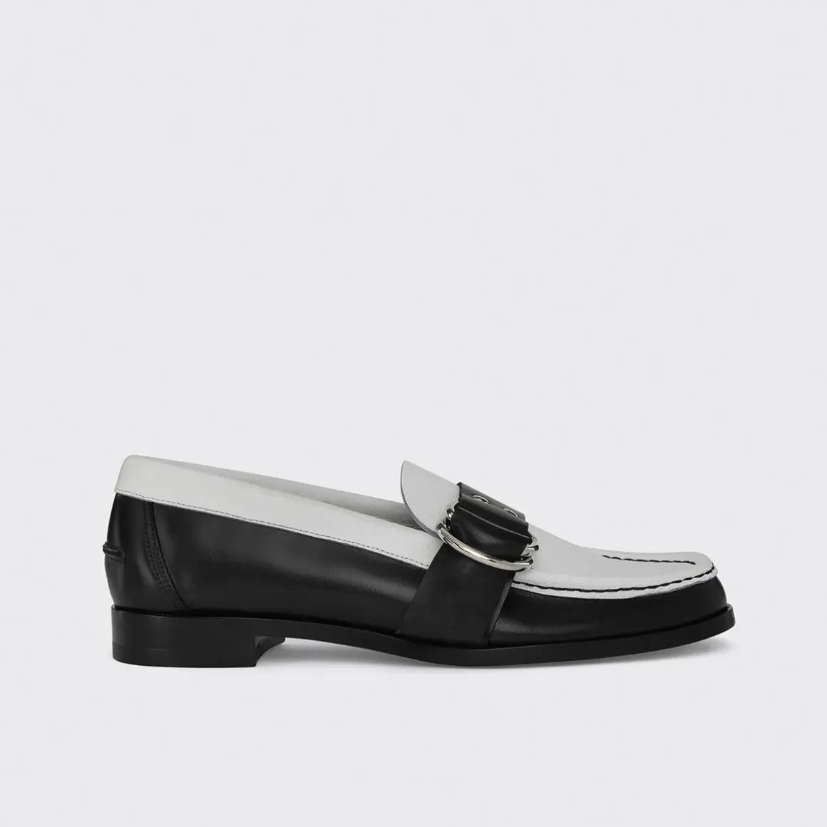 PIERRE HARDY RIDER LOAFER Black,white Discount