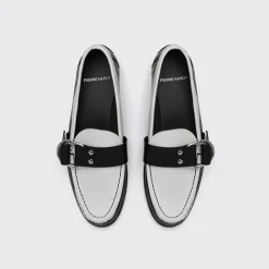 PIERRE HARDY RIDER LOAFER Black,white Discount